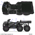 BODY: DECALS GRAPHICS - 2023 POLARIS SPORTSMAN 570 6X6