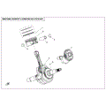 CRANKSHAFT & CONNECTING ROD & PISTON ASSY. - 2021 CFMOTO CFORCE 600 TOURING