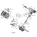 CRANKSHAFT PISTON AND CYLINDER - 1010R - 2019 CAN AM MAVERICK SPORT 1000R DPS