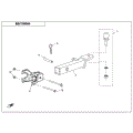TOWBAR (PIN SHAFT CONNECTION) - 2024 CFMOTO CFORCE 1000 TOURING