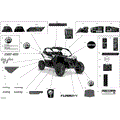 DECALS - STD - 2020 CAN AM MAVERICK TURBO R / TURBO RR / X DS / X RS