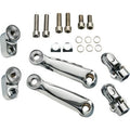 Adjustable RydeCulture™ Charles Chapa Peg Mounts - Passenger - Chrome by Ciro