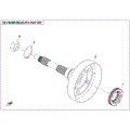 WET CLUTCH BELL SHAFT ASSY. - 2022 CFMOTO UFORCE 800