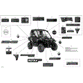 DECALS - 1000 - LTD - 2019 CAN AM COMMANDER 1000R EFI