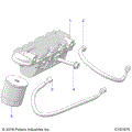 ENGINE: OIL COOLER and FILTER - 2017 POLARIS ACE 150
