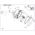 Air Filter Assy. (Replaces 0800-110000-20003) by CF Moto