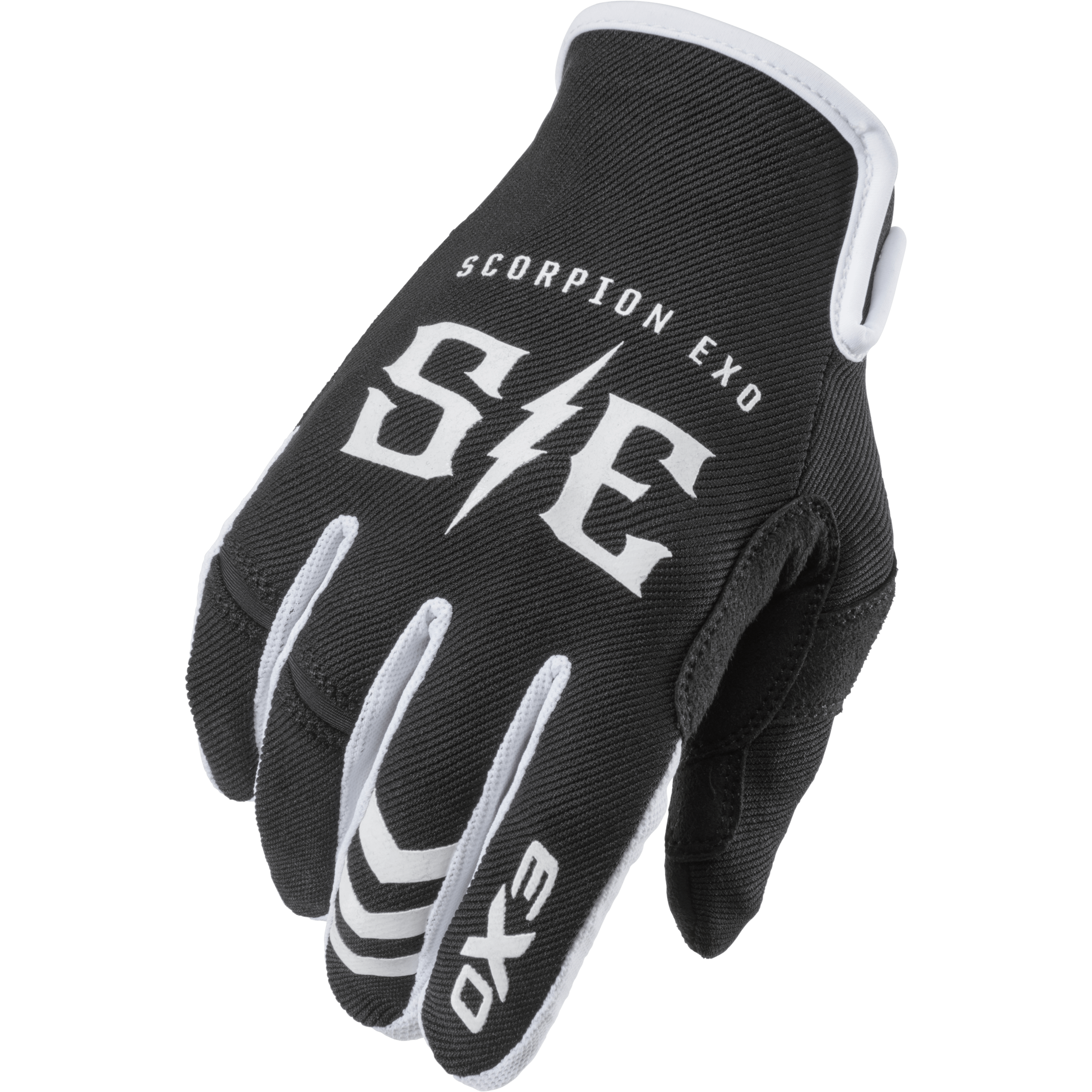 Western Powersports Gloves Black/White / 2X-Large Air-Stretch Charge Gloves by Scorpion Exo G44-037