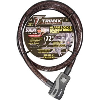 Alarm Cable Lock 72" by TRIMAX TAL2572 Cable Lock