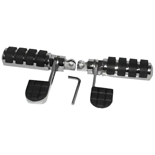 Anti-Vibration Pegs With Heel Rest by Rivco PEGSHR Highway Bar Pegs & Mounts
