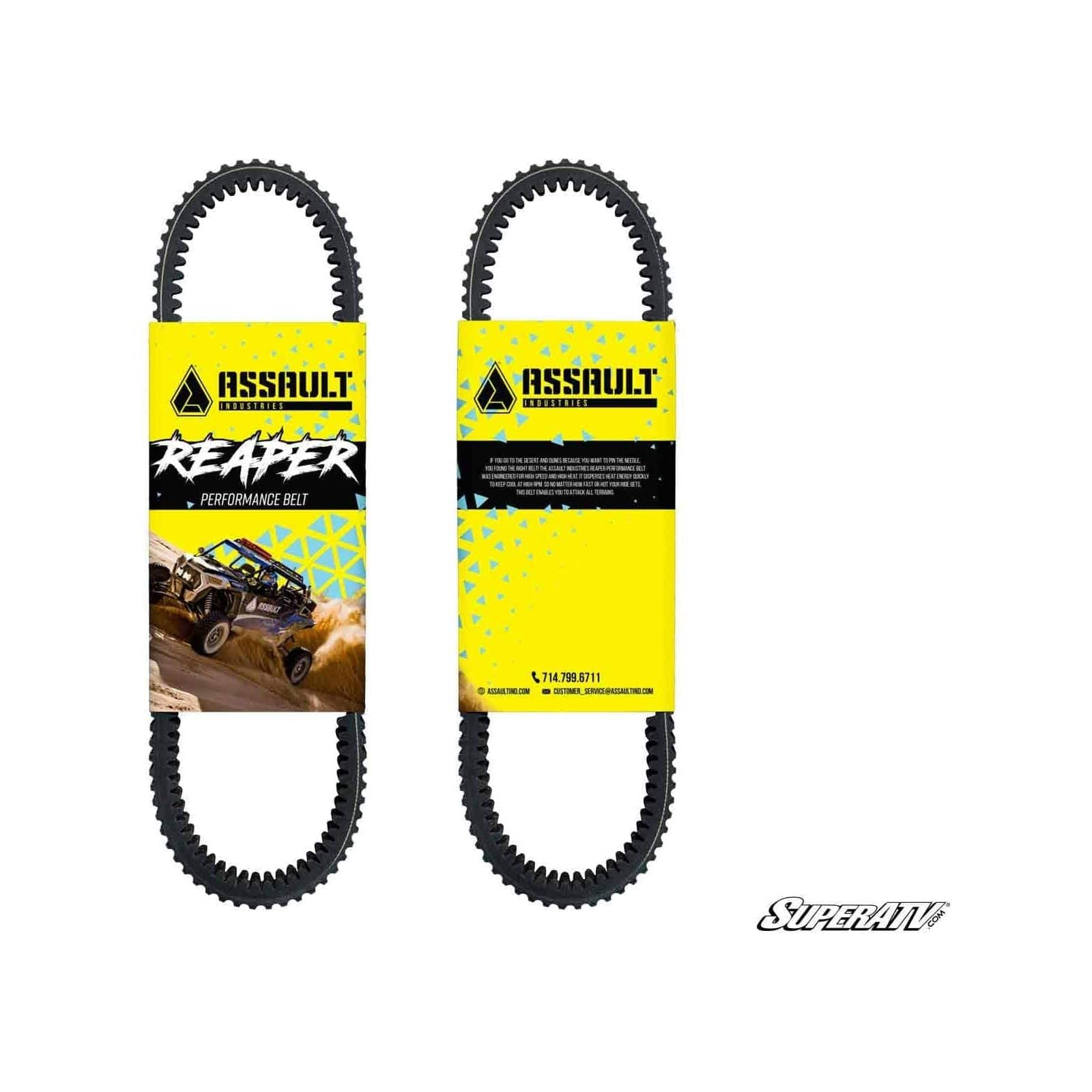 Assault Industries Polaris RZR Reaper CVT Drive Belt by SuperATV Drive Belt OEM Upgrade