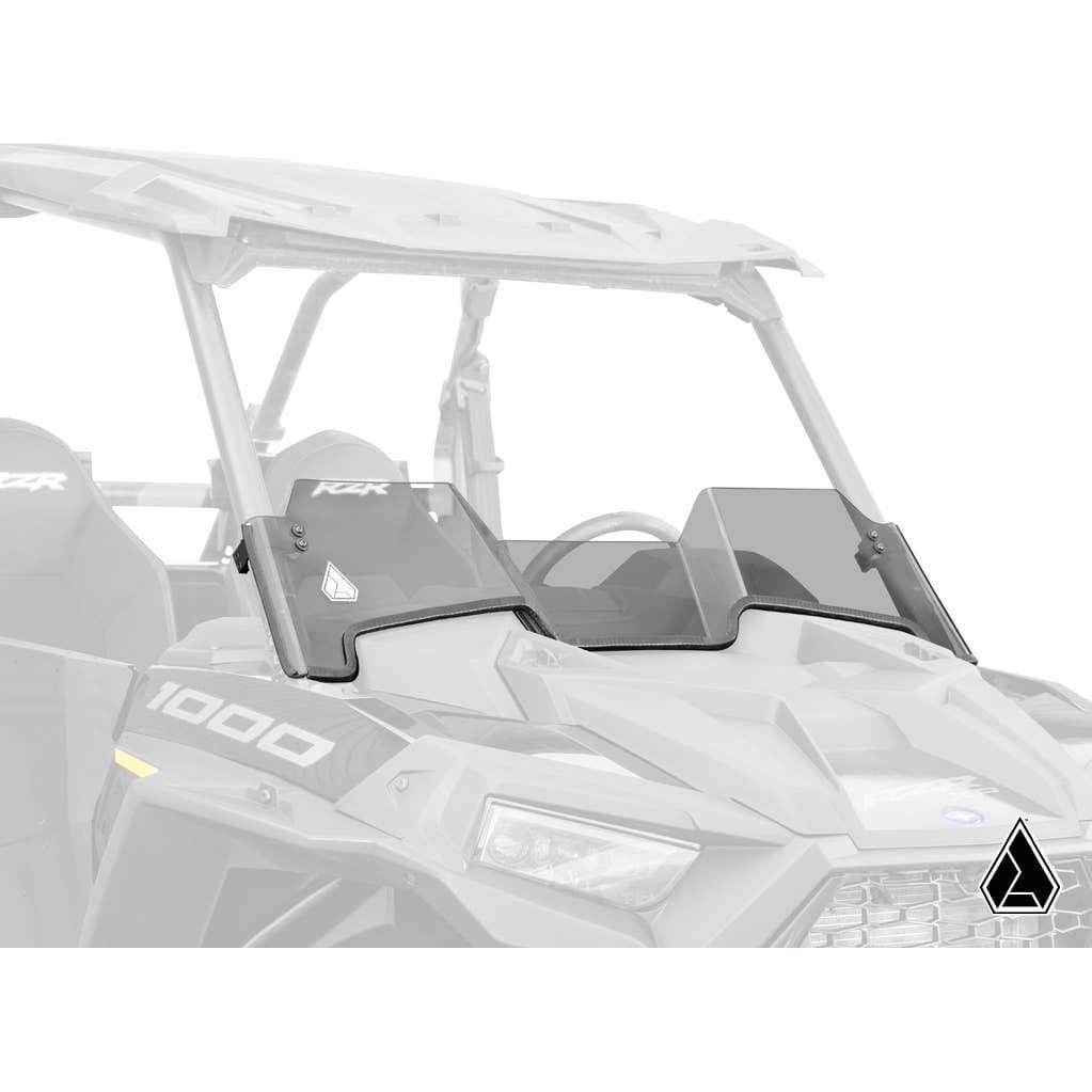 Assault Industries Polaris RZR Turbo S Half Windshield by SuperATV HWS-P-RZRXP-72#AB Half Windshield