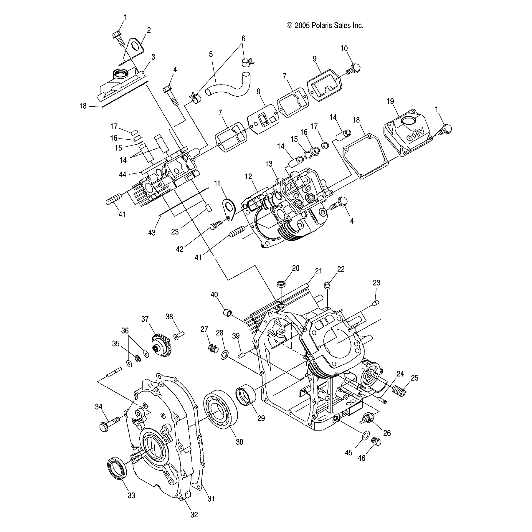 Assembly,Cylinder Head 1 by Polaris 3088754 Offroad_OEM Hardware