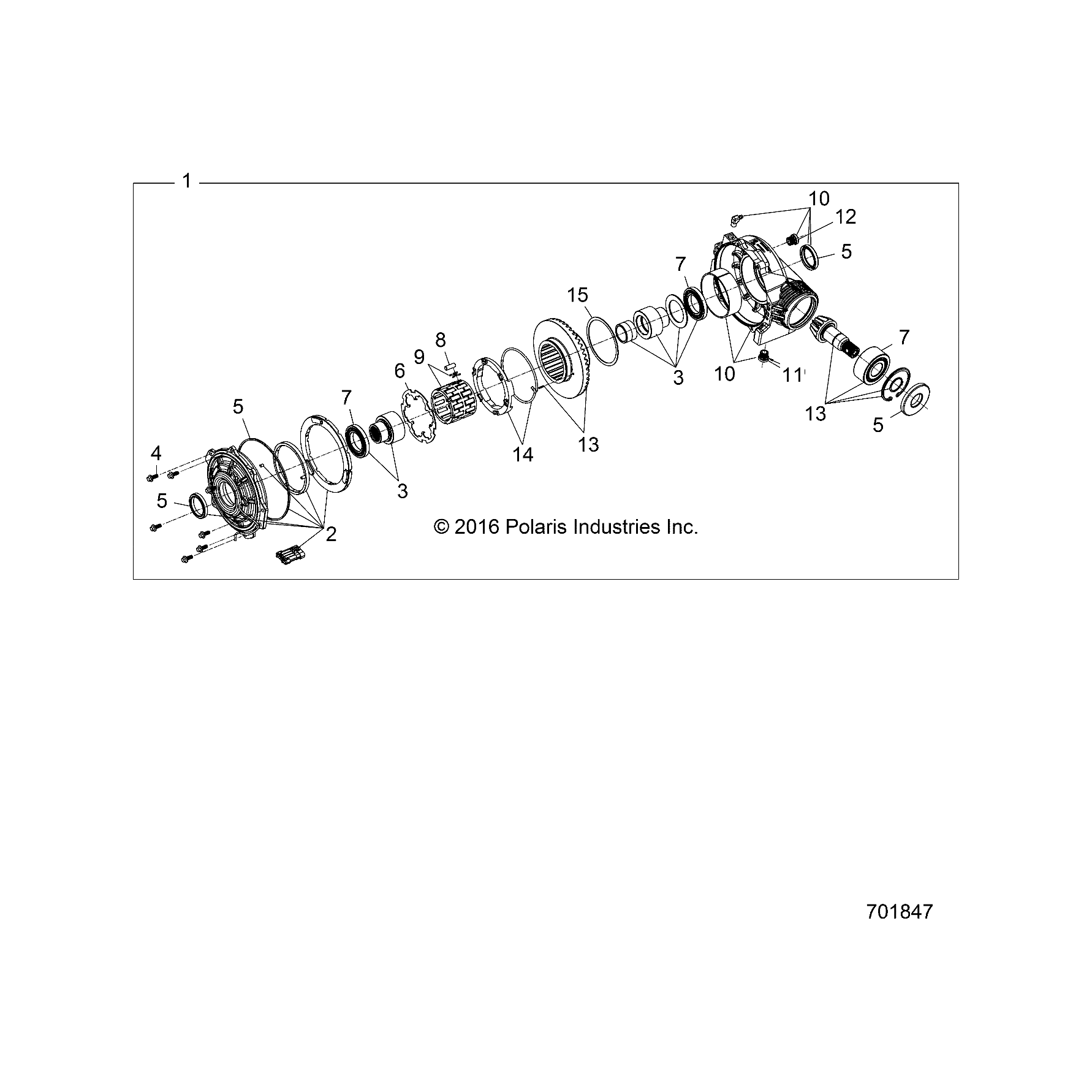 Assembly-Gearcase by Polaris 3236653 Offroad_OEM Hardware