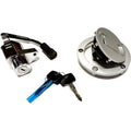 Assembly, Ignition/Fuel Cap, Silver by Polaris 4011080-385 Lock Kit