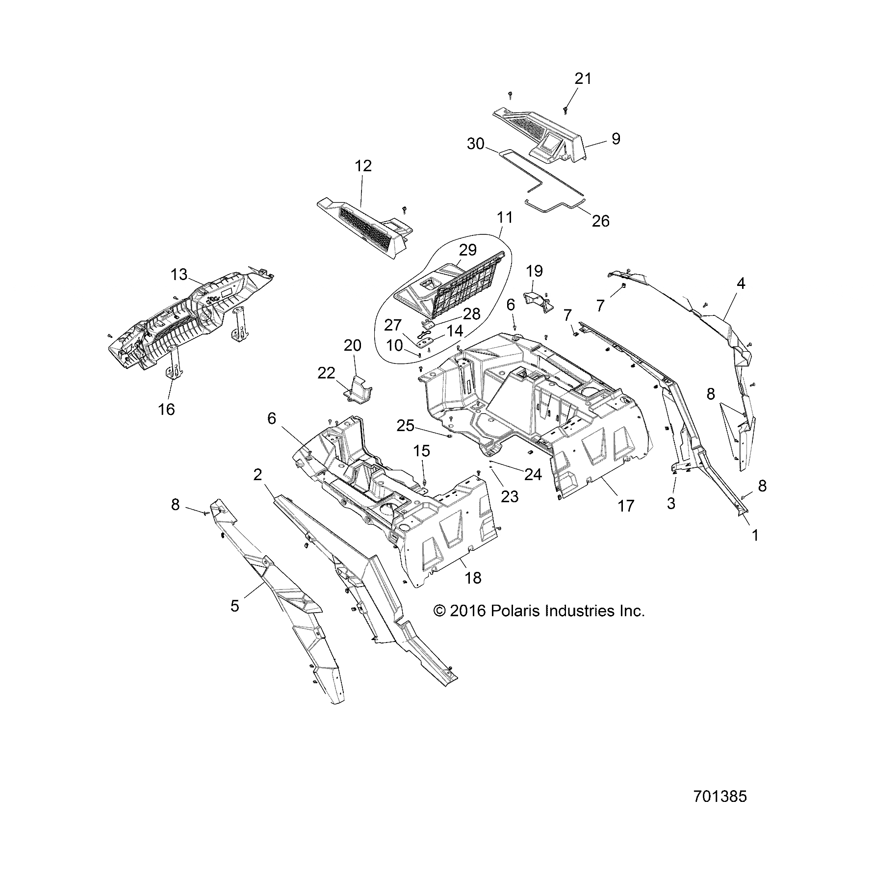 Assembly-Panel-Box,Access by Polaris 2636572 Offroad_OEM Hardware