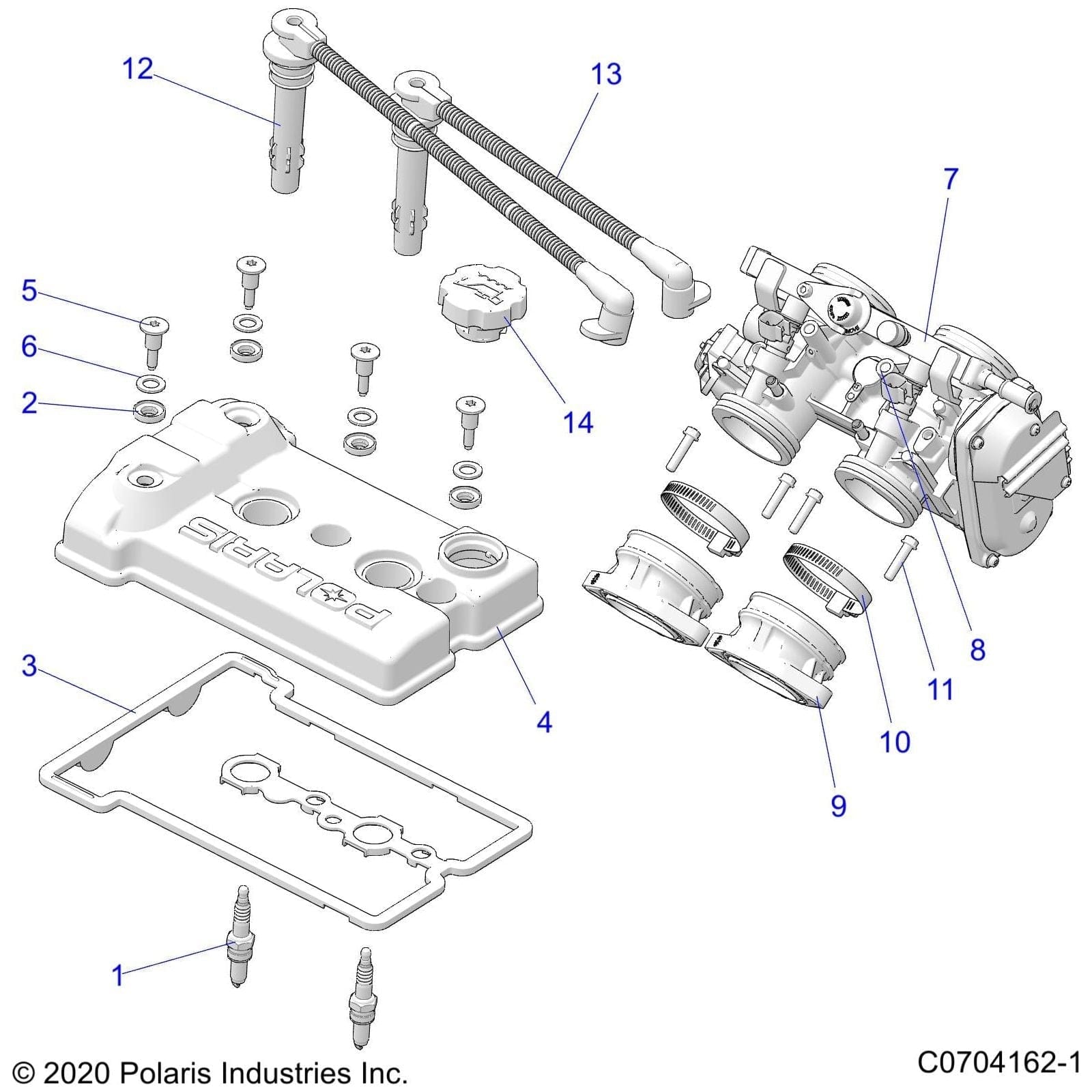 Assembly-Throttle Body,Dualetc,Evap by Polaris 1205676 Offroad_OEM Hardware