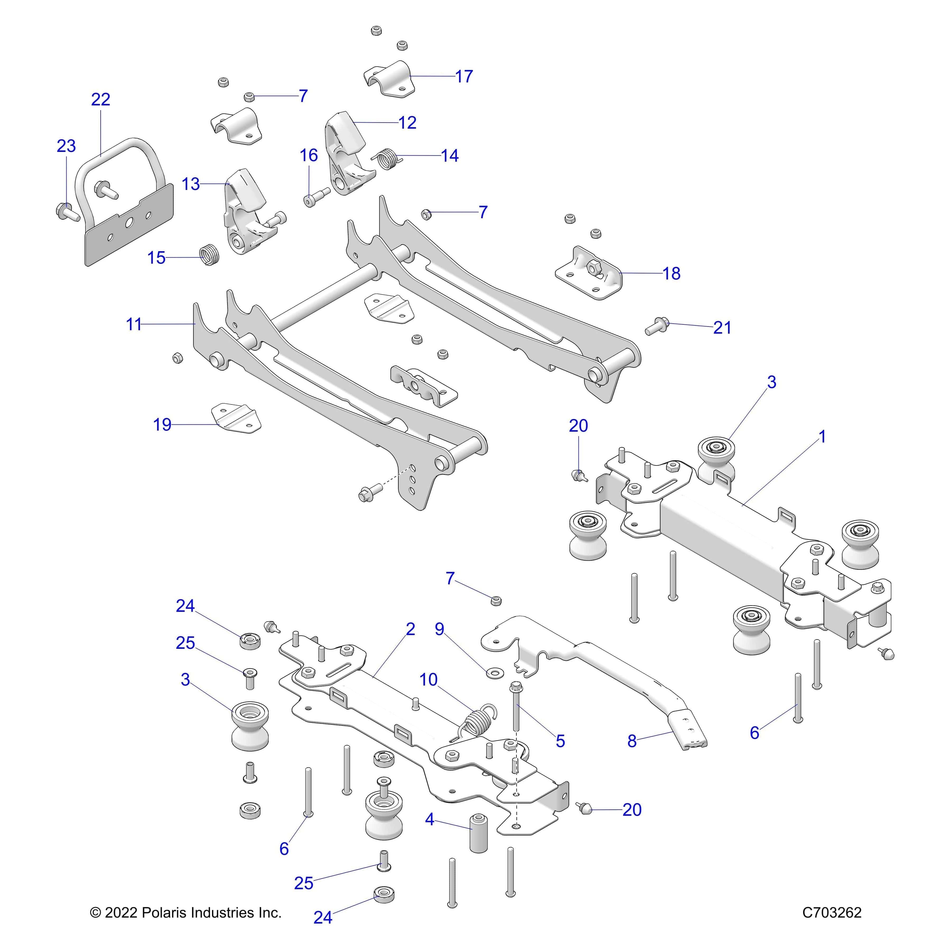 Assembly-V Roller,Bearing by Polaris 2638214 Offroad_OEM Hardware