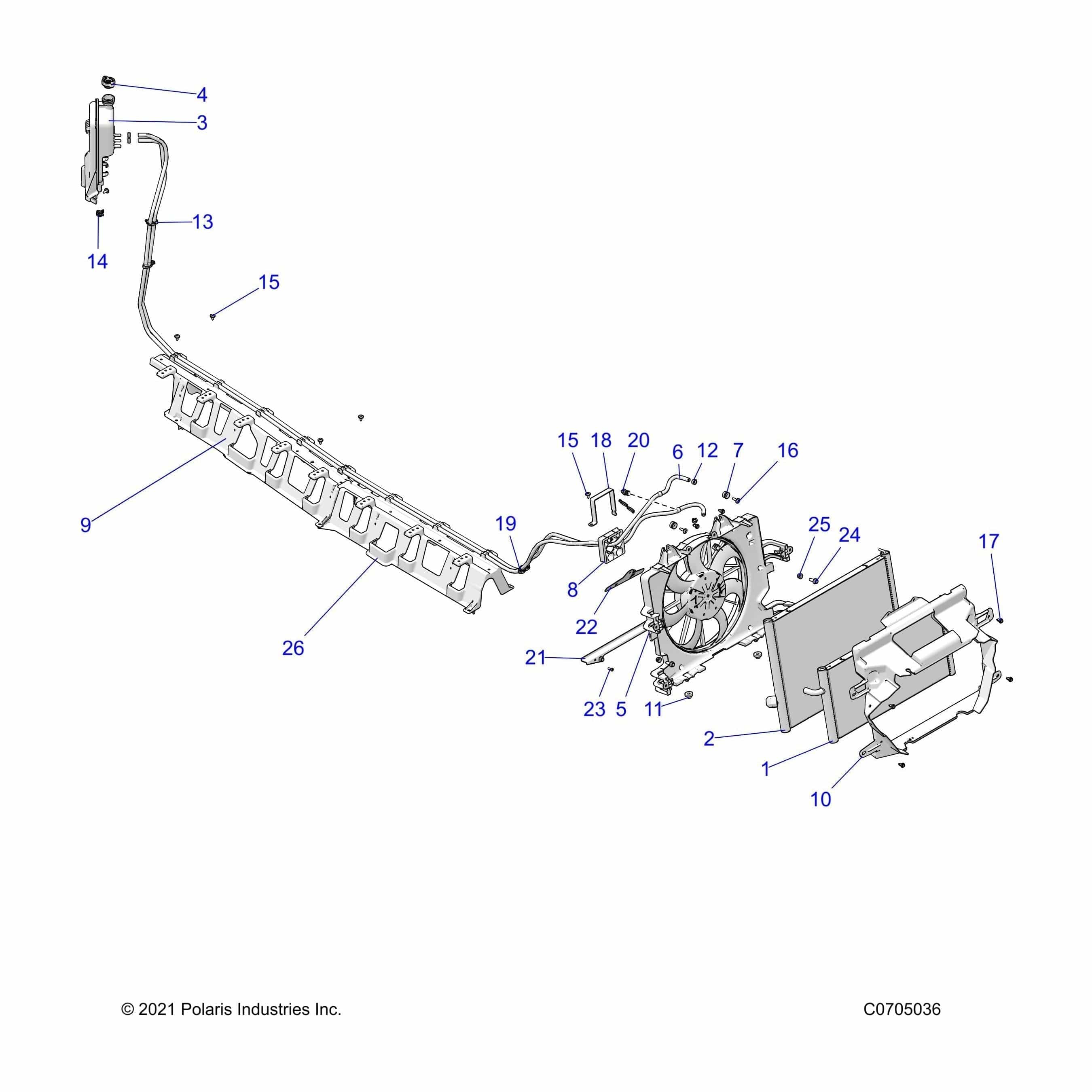Assembly-Vent Line,Coolant,Mp by Polaris 2522403 Offroad_OEM Hardware