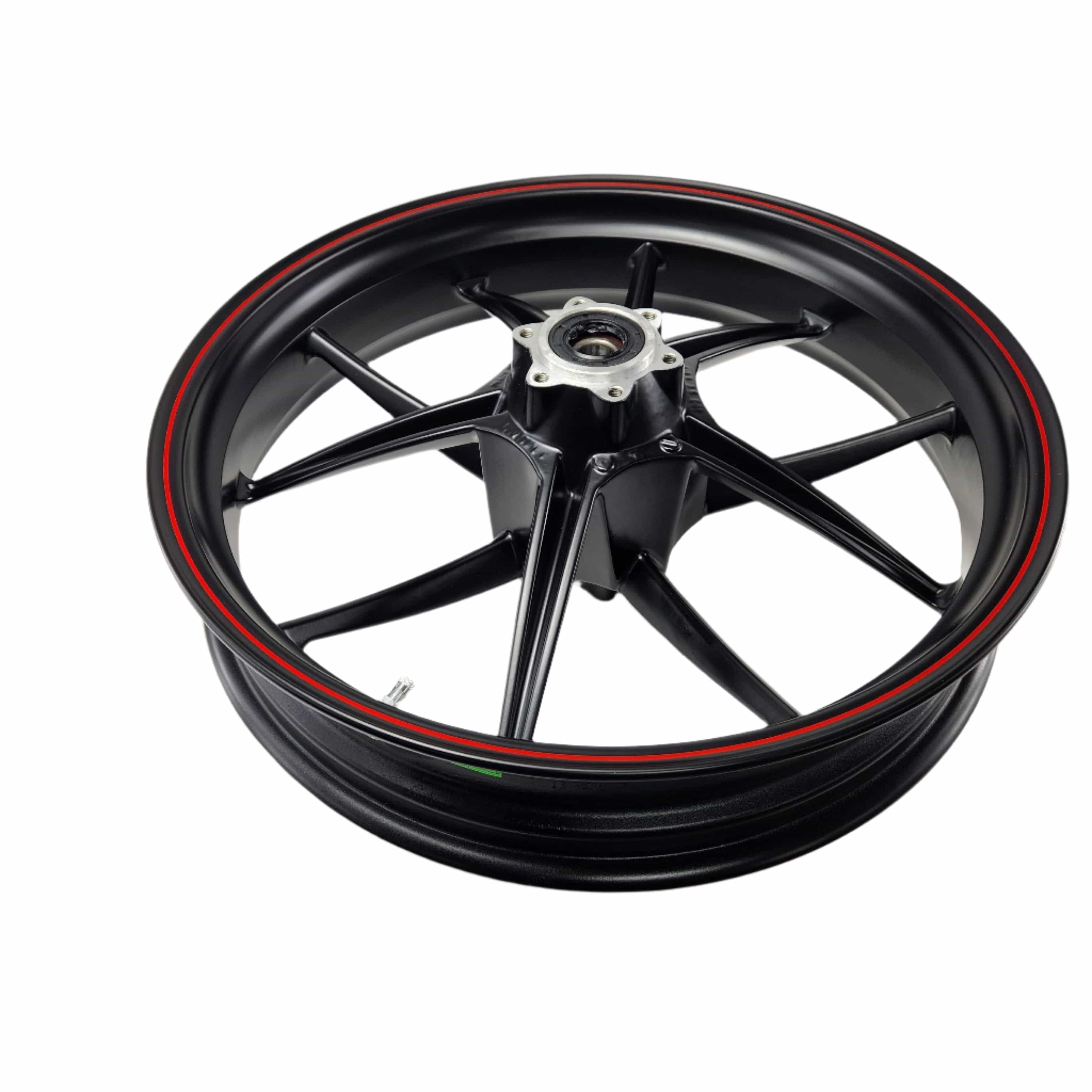Assembly, Wheel, Front, Cast, Black/Red [Incl. 6,7,8,11,12,14][Sport Intl] by Polaris 1521318-1312 Wheel