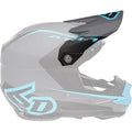 ATR-1 Visor - Stealth - Cyan by 6D Helmets