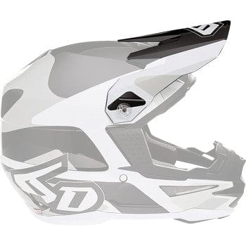 ATR-1 Visor - White by 6D Helmets 72-3729 Helmet Visor