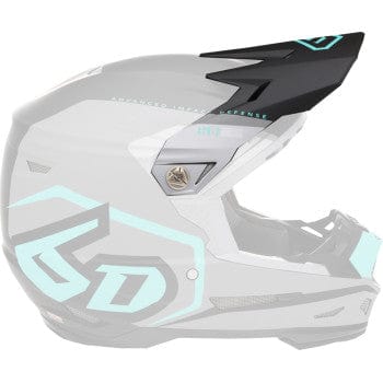 ATR-2 Visor - Delta - Teal by 6D Helmets 72-6120 Helmet Visor