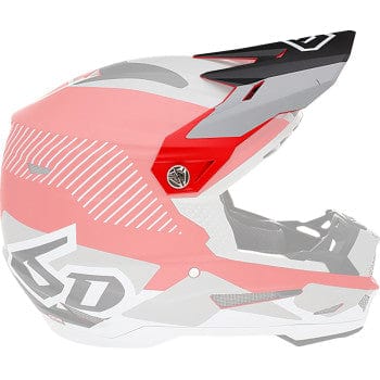 ATR-2 Visor - Fusion - Red by 6D Helmets 72-6103 Helmet Visor
