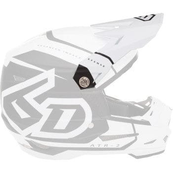 ATR-2 Visor - Torque - White by 6D Helmets 72-6113 Helmet Visor