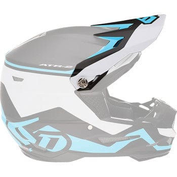 ATR-2Y Visor - Drive - Blue by 6D Helmets 72-4130 Helmet Visor