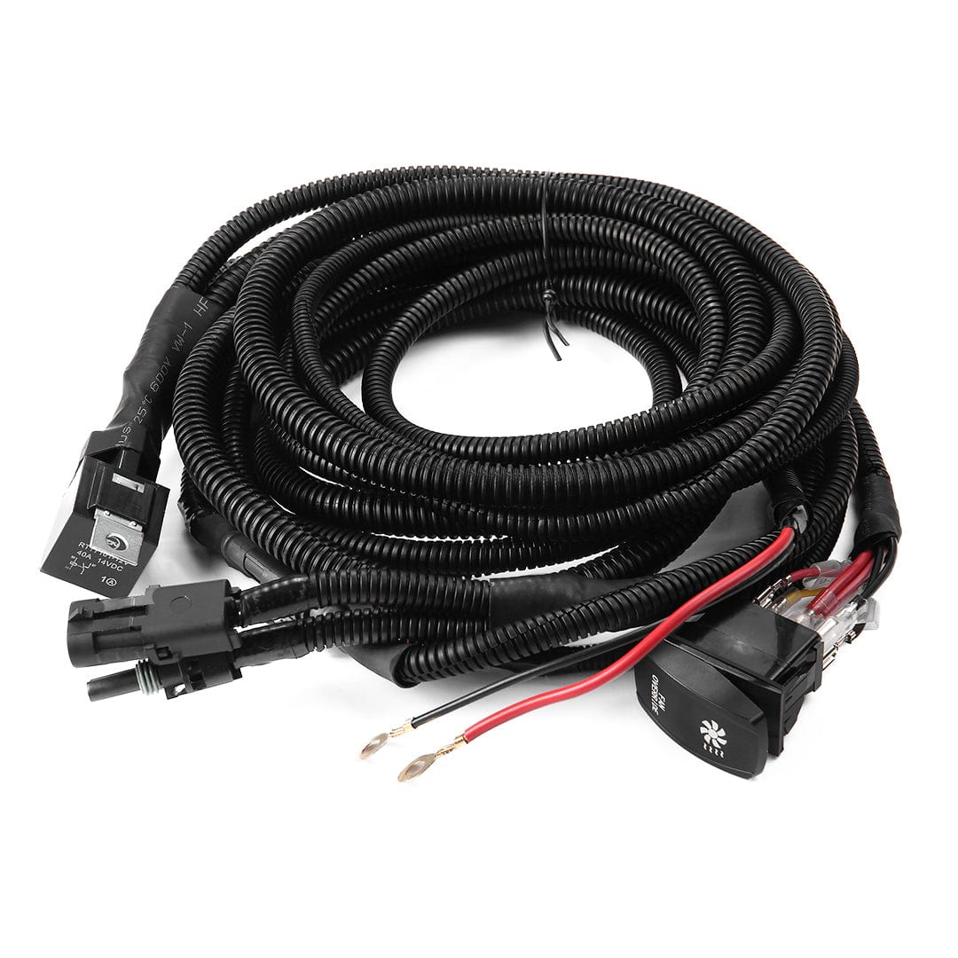 ATV/UTV Fan Override Switch Kit For Polaris, Can-Am by Kemimoto B0401-01401BK None