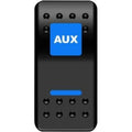 Auxilary Rocker Switch Blue by Moose
