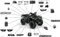 DECALS - MOSSY OAK EDITION - 2020 CAN AM OUTLANDER 570 EFI / DPS / XT / HUNTING
