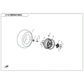 REAR WHEEL - 2020 CFMOTO UFORCE 500