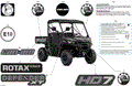 BODY - DECALS - 2024 CAN AM DEFENDER HD7 XT - ASPHALT GREY - 62" WIDTH