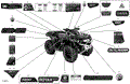 BODY - DECALS - 2022 CAN AM OUTLANDER 1000R EFI X XC