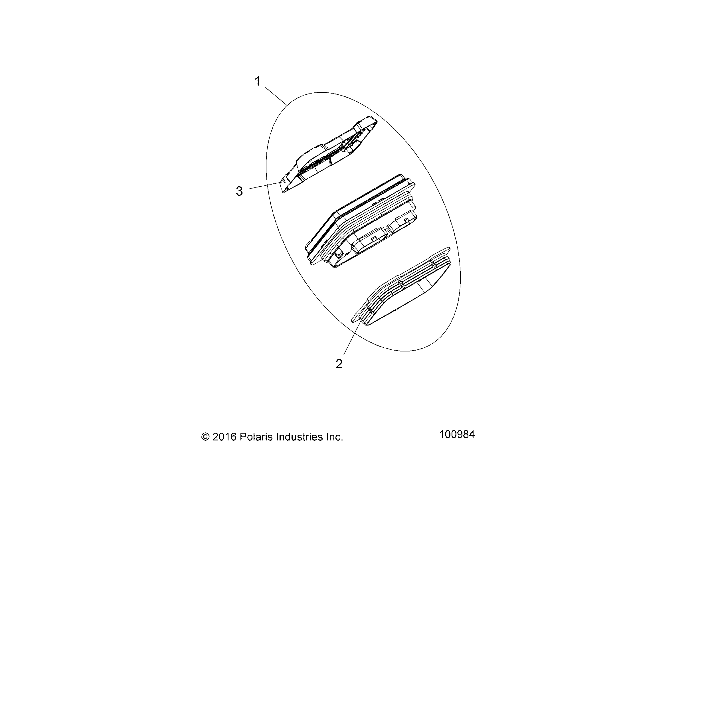 An Image of a Genuine Polaris Parts Schematic Diagram showing the schematic - ELECTRICAL: GAUGES and INDICATORS - 2017 POLARIS SPORTSMAN 850 SP