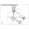 CRANKSHAFT - 2015 CFMOTO CFORCE 500 HO