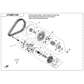 CVT ASSY. (DRY CLUTCH) - 2022 CFMOTO UFORCE 800
