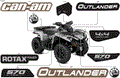 BODY - FEATURE DECALS - 2018 CAN AM OUTLANDER 4X4 DPS 570 EFI - BREAK UP COUNTRY