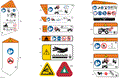 BODY - WARNING DECALS - 2026 CAN AM OUTLANDER 700 4X4 XT - PLATINUM SILVER SATIN