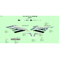 DECAL NEBULA BLACK - 2022 CFMOTO ZFORCE 950 HO EX