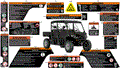 BODY - WARNING DECALS - 2024 CAN AM DEFENDER MAX HD10 X MR - HYPER SILVER - 67" WIDTH