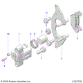 BRAKES: FRONT CALIPER - 2020 POLARIS SPORTSMAN TOURING XP 850 48"