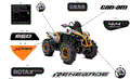 BODY - FEATURE DECALS - 2026 CAN AM RENEGADE 650 4X4 X MR EFI - CATALYST GRAY
