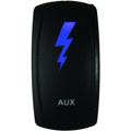 Lighted Switch Auxillary Blue LED by DragonFire Racing