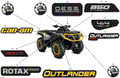 BODY - FEATURE DECALS - 2024 CAN AM OUTLANDER MAX 850 EFI 4X4 XT P - HYPER SILVER