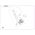 LOCK KIT (FUEL TANK CAP WITH KEYHOLE) - 2021 CFMOTO UFORCE 1000