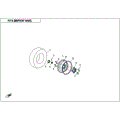 FRONT WHEEL - 2020 CFMOTO UFORCE 500