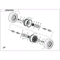 REAR WHEEL - 2022 CFMOTO ZFORCE 950 Sport