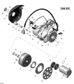 MAGNETO AND ELECTRIC STARTER OUTLANDER_04R1502 - 2015 CAN AM OUTLANDER L 500 EFI